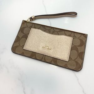 NEW Coach Slim Card Case Wristlet